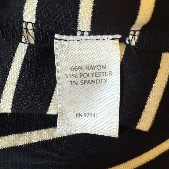 J. JILL Wearever Preppy Business Casual Stretchy Unstructured Striped Blazer 2X - Picture 13 of 14